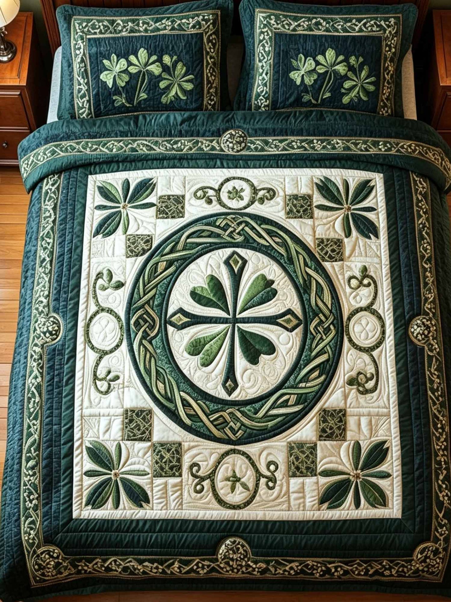 Irish Heritage 3-Piece Quilted Bedding Set