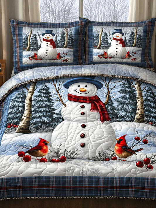 Winter Glow 3-Piece Quilted Bedding Set