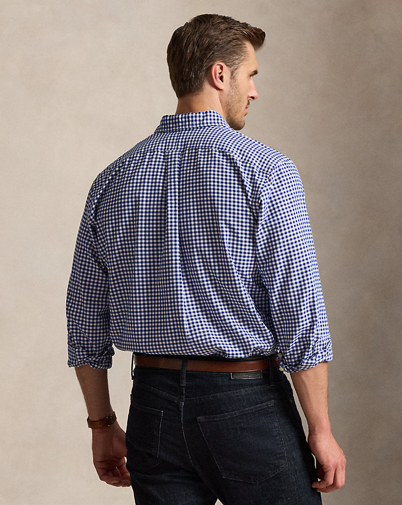 Gingham Oxford Shirt Blue/White Gingham
