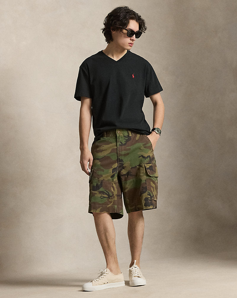 Classic Fit Jersey V-Neck T-Shirt Black