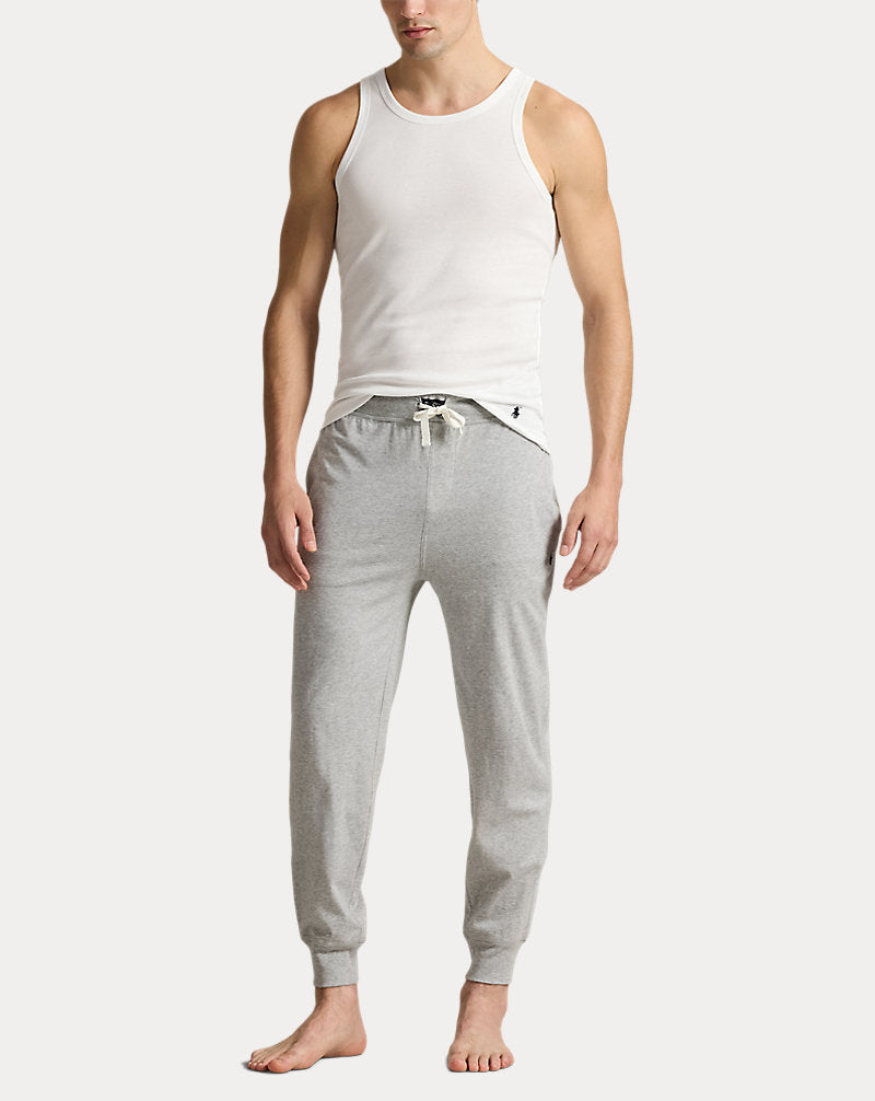Cotton Jersey Sleep Jogger Andover Heather