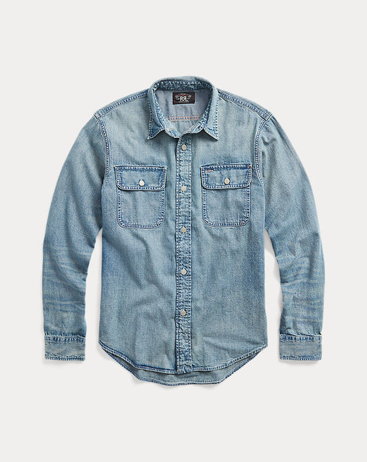 Indigo Denim Workshirt Clearfield Wash