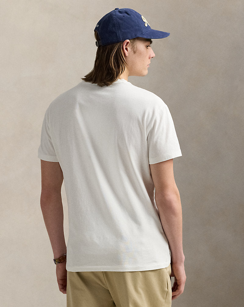 Classic Fit Jersey Pocket T-Shirt Deckwash White