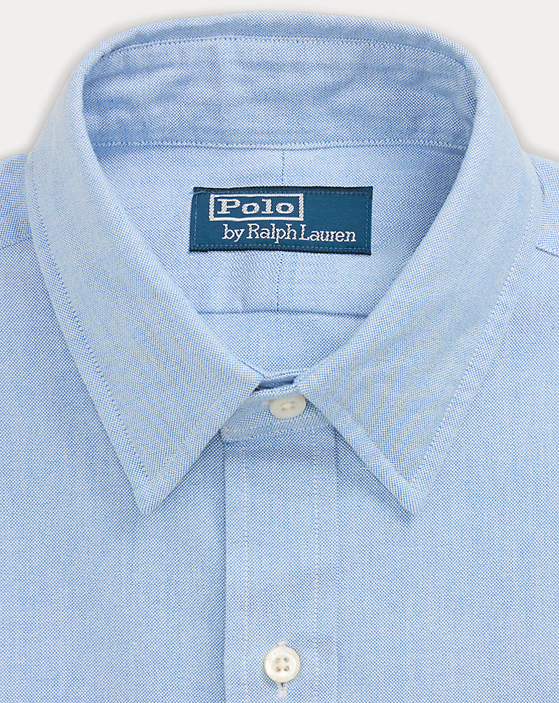 Custom Fit Monogram Oxford Shirt Bsr Blue