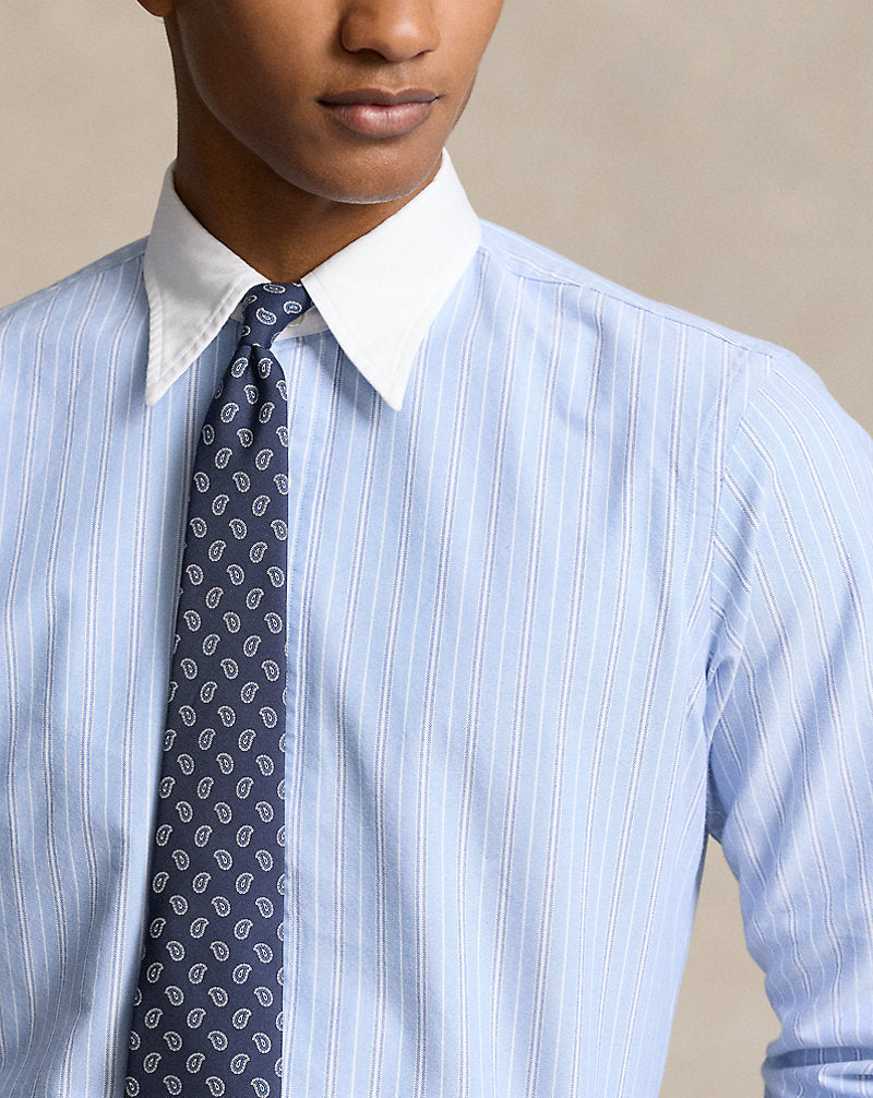 Classic Fit Striped Oxford Shirt 6369 Blue/White Multi