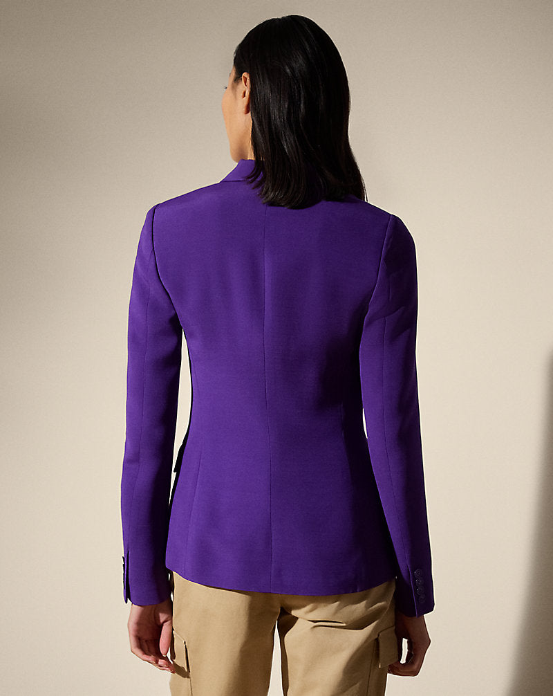 Desmond Wool-Silk Jacket Purple