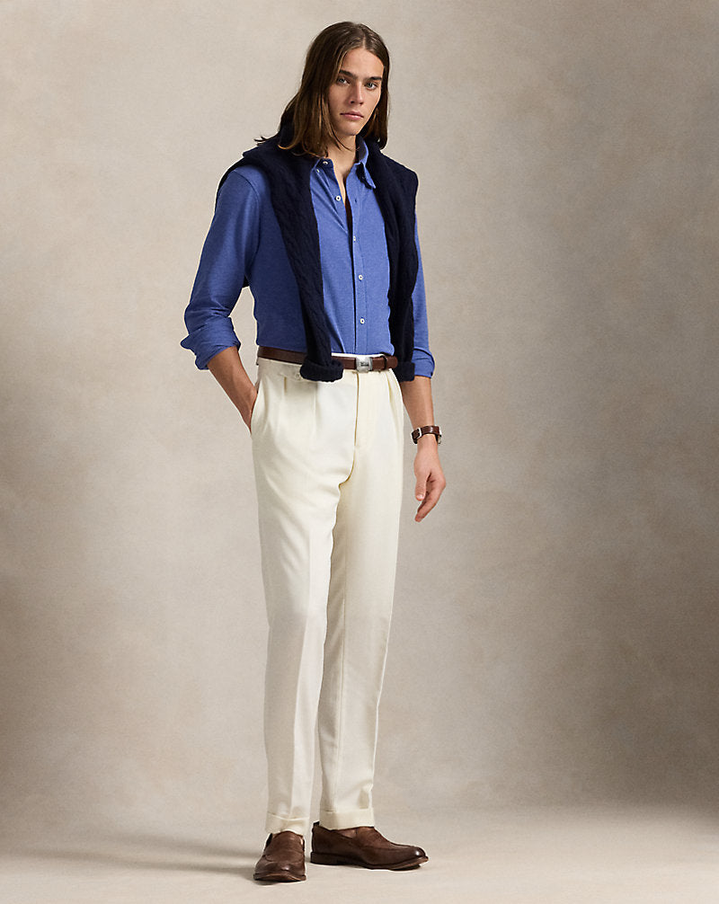 Featherweight Mesh Shirt Faded Royal Hthr