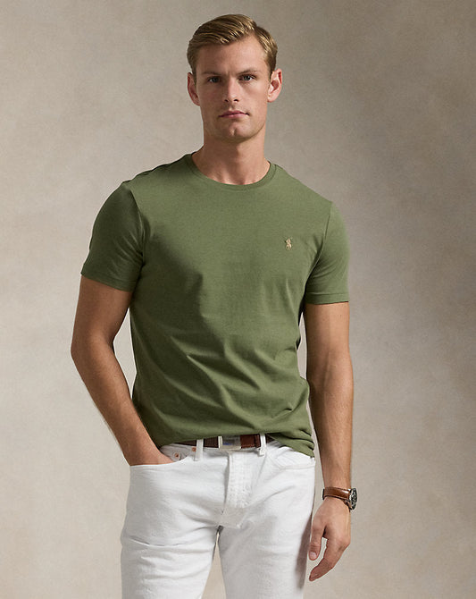 Custom Slim Fit Crewneck T-Shirt Garden Trail