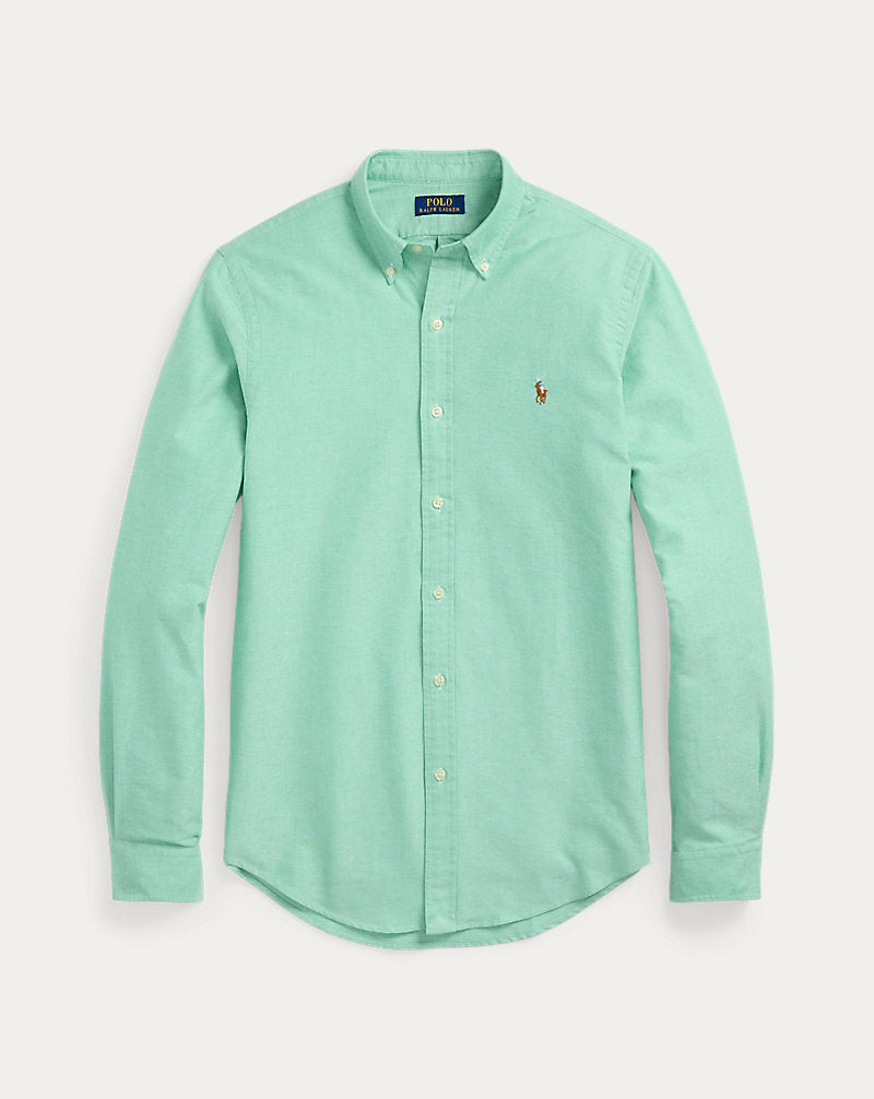 Slim Fit Oxford Shirt Summer Emerald