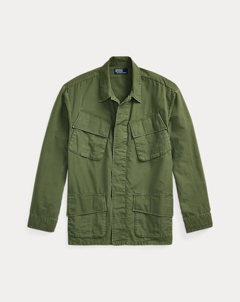 Ripstop Utility Overshirt Olive