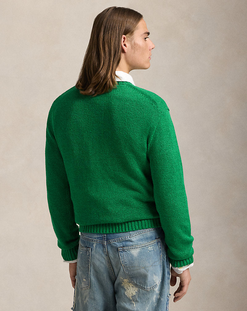 Polo Bear Jumper Primary Green