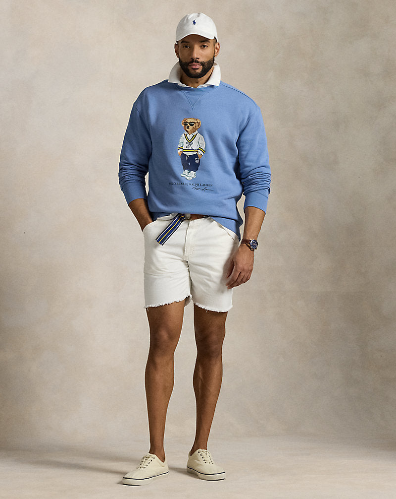 Polo Bear Fleece Sweatshirt Campus Blu Hrtg Icns
