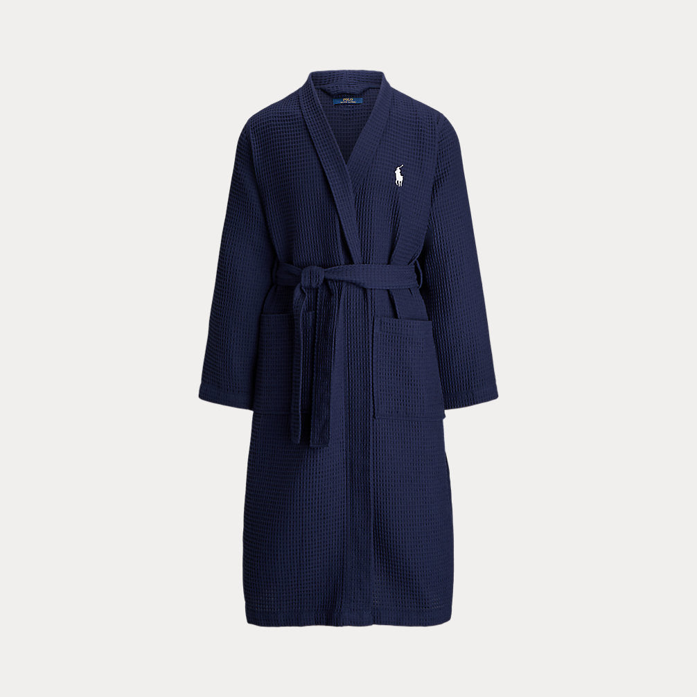 Cotton Pique Robe Cruise Navy