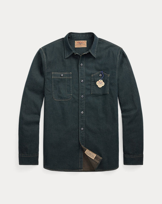 Indigo Denim Workshirt Indigo Rinse