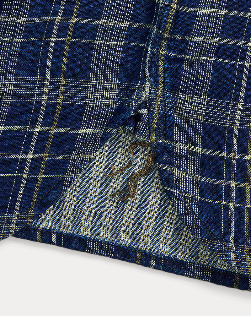 Indigo Plaid Double-Faced Workshirt Indigo Plaid/Strip