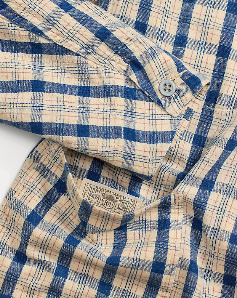 Indigo Plaid Twill Engineer Jacket Indigo Plaid Multi