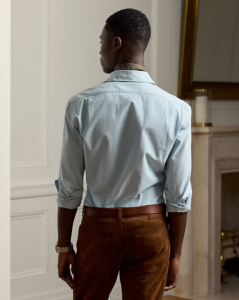 Washed Chambray Shirt Light Bermuda Wash