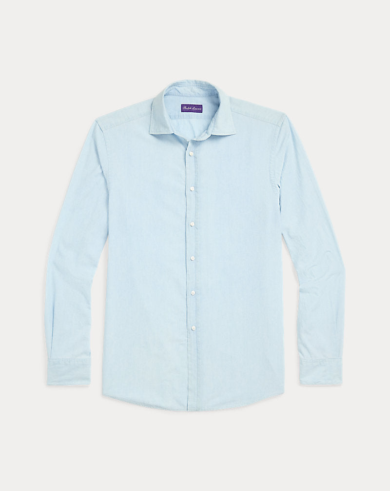 Washed Chambray Shirt Light Bermuda Wash